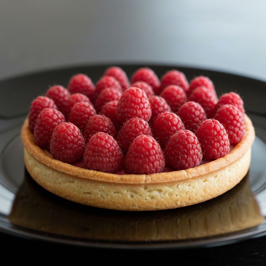 Velvet Raspberry Tart
